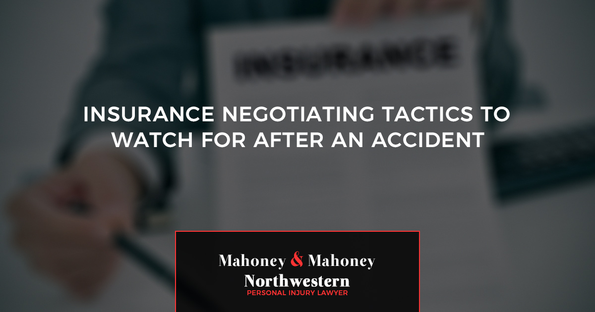 Insurance Negotiating Tactics to Watch for After an Accident